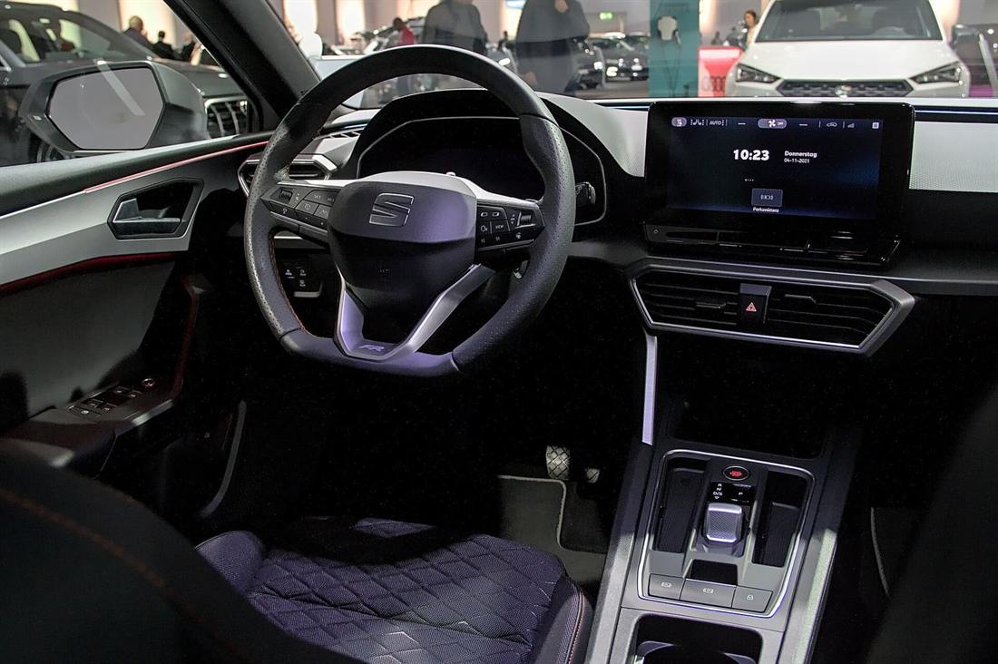 Interior del Seat León de cuarta generación