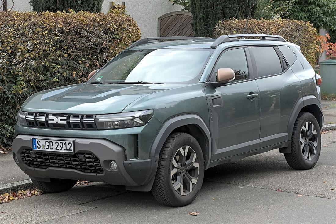 Dacia Duster de tercera generación visto de frente