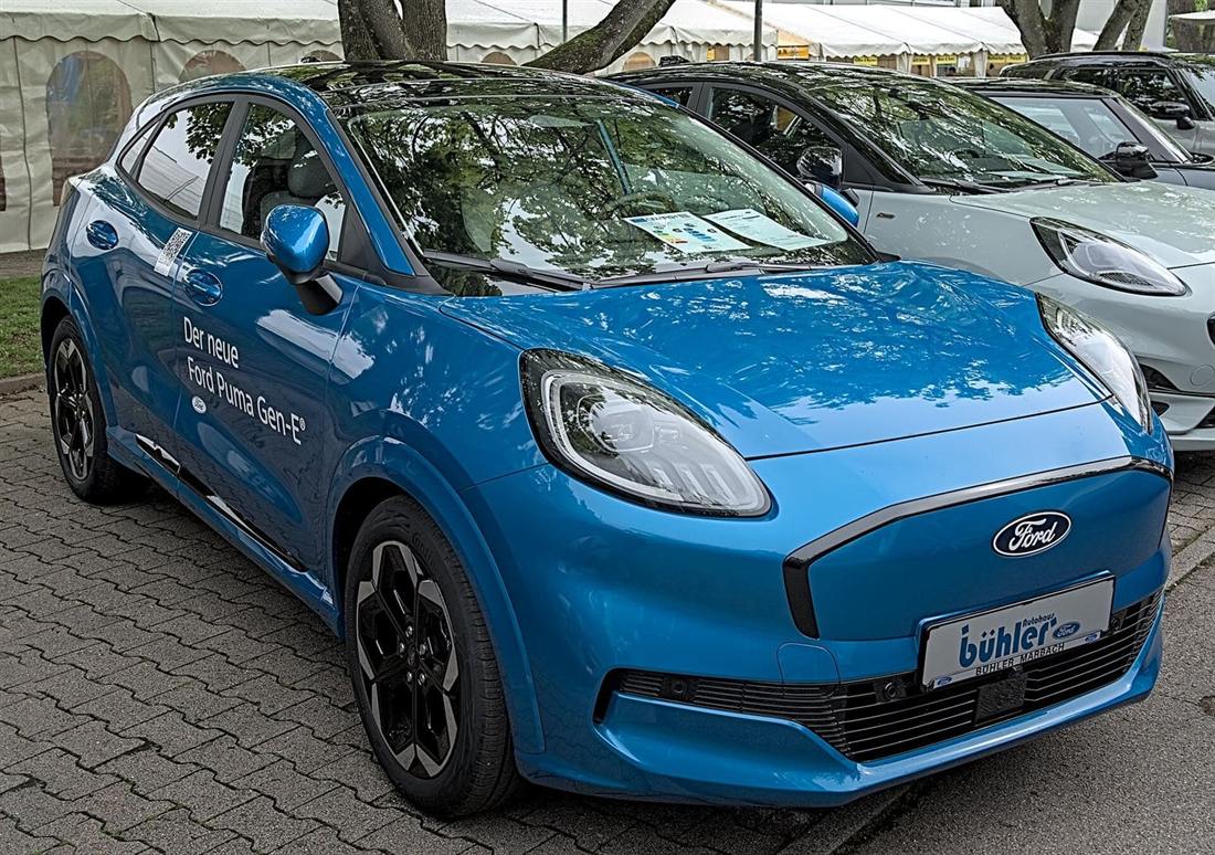 Ford Puma Gen-E eléctrico visto de frente