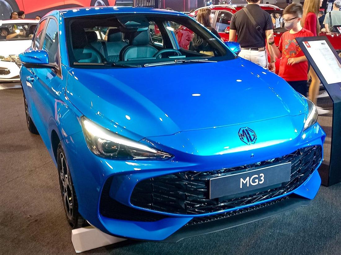 MG3 visto de tres cuartos